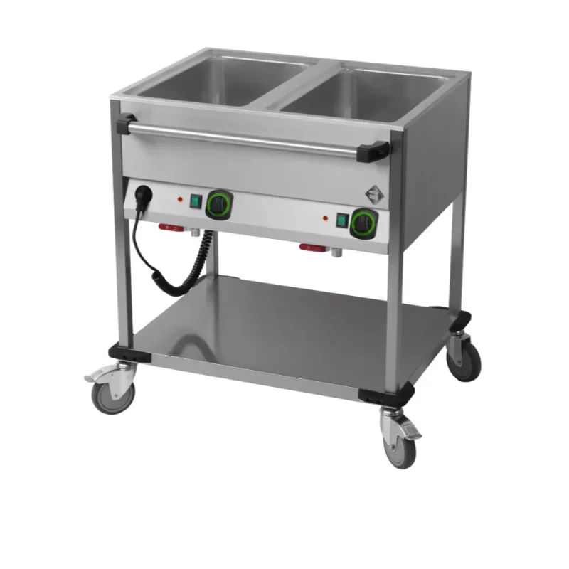 Professionel Bain Marie Vogn (Elektrisk) - 2x GN 1/1 (RM - BMPD 2120)
