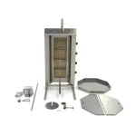Døner / Shawarma grill - 4 brændere - 50 kg