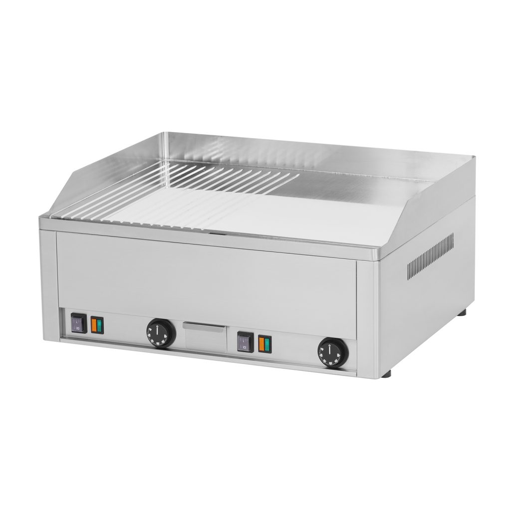 Krom elektrisk stegeplade 66 x 54 cm - GC