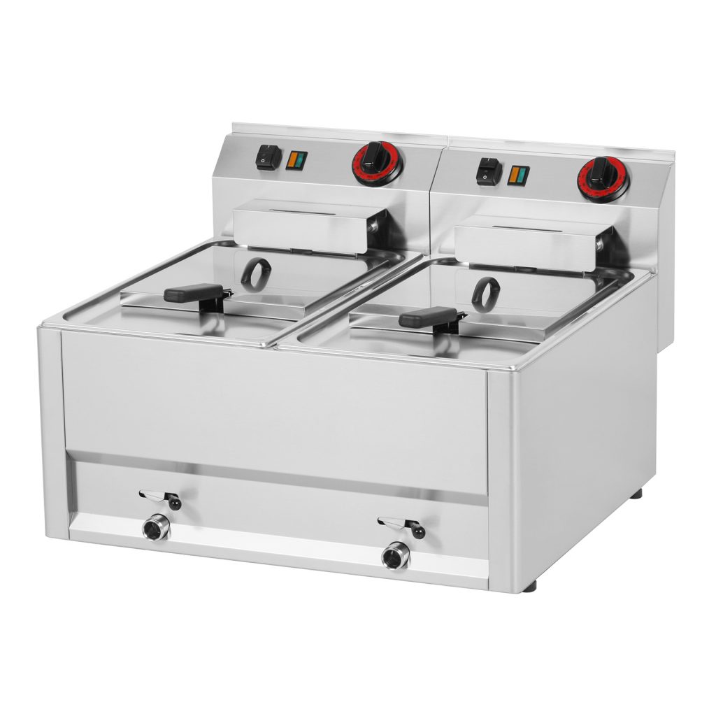 Elektrisk frituregryde - 2x 8 liter - 2x 6 kW