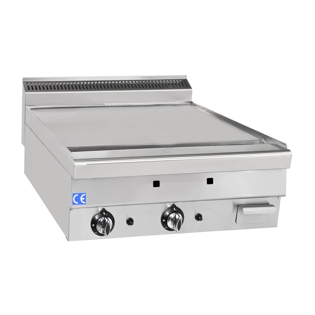 Gas glat stegeplade - 80 x 70 cm