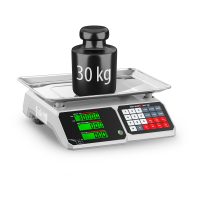 Store Scales Checkweigher – 30 kg / 1 g – 34.1 x 24.1 cm – LCD 2