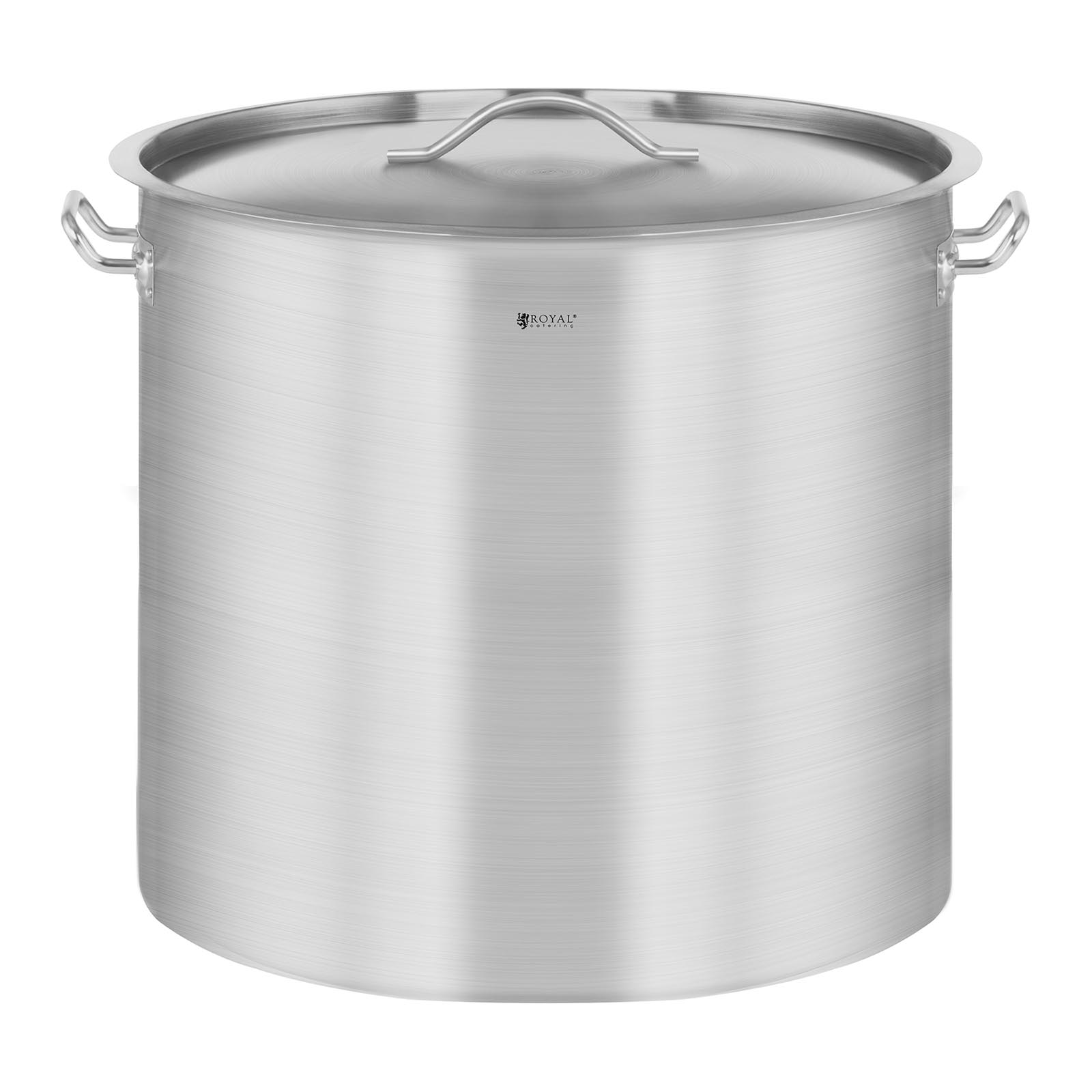 Professionel Induktionsgryde 12L (Ø25 cm) i Rustfrit Stål med Låg - Gastro Inventar Professionel Induktionsgryde 12L (Ø25 cm) i Rustfrit Stål med Låg