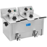 Dobbelt Frituregryde 2x 13 Liter – 6500 W – Med Tysk EGO-termostat