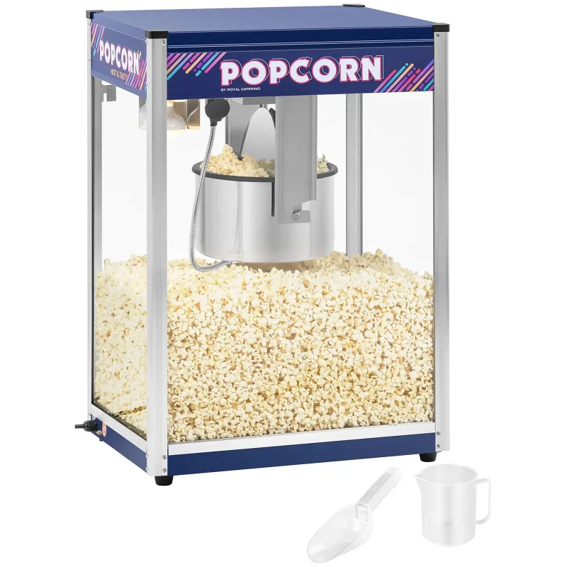 Popcornmaskine blå - 16 ounce
