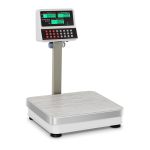 Butiksvægt - 60 kg / 5 g - hvid - LCD