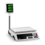 Butiksvægt - 30 kg / 1 g - 34 x 23 cm - 2 LCD-displays - Gastro Inventar Butiksvægt - 30 kg / 1 g - 34 x 23 cm - 2 LCD-displays