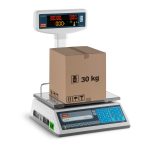 Butiksvægt - LED på stativ - 15 kg/ 5g - 30 kg/10 g