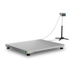 Gulvvægt - certificeret - 600 kg / 200 g - 100 x 120 cm - LED