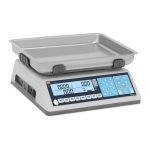 Butiksvægt - certificeret - 30 kg / 10 g - 2 LCD-displays - Gastro Inventar Butiksvægt - certificeret - 30 kg / 10 g - 2 LCD-displays