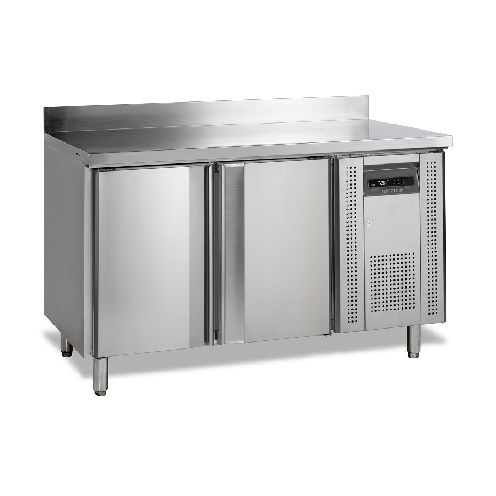 Tefcold CF7210 Frysebord GN1/1 med kant – 2 Døre - B1360 x D700 x H980 mm