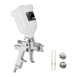 Sprøjtepistol trykluft - 600 ml - 3,5-5,0 bar