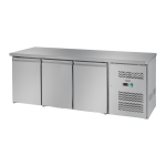 1 - Gastro Inventar Kølebord - 339 l - 3 køleskabe