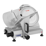 Pålægsmaskine - 250 mm - op til 12 mm - 150 W - Gastro Inventar Pålægsmaskine - 250 mm - op til 12 mm - 150 W