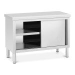 Arbejdsskab - 120 x 50 cm - 390 kg - Gastro Inventar Arbejdsskab - 120 x 50 cm - 390 kg