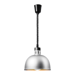 Varmelampe til mad - sølvfarvet - 28,5 x 28,5 x 29 cm - Gastro Inventar Varmelampe til mad - sølvfarvet - 28,5 x 28,5 x 29 cm