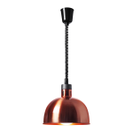Varmelampe til mad - kobberfarvet - 29 x 29 x 29 cm - Gastro Inventar Varmelampe til mad - kobberfarvet - 29 x 29 x 29 cm