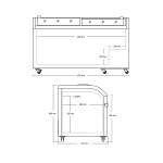 XS602E-dimensions - Gastro Inventar