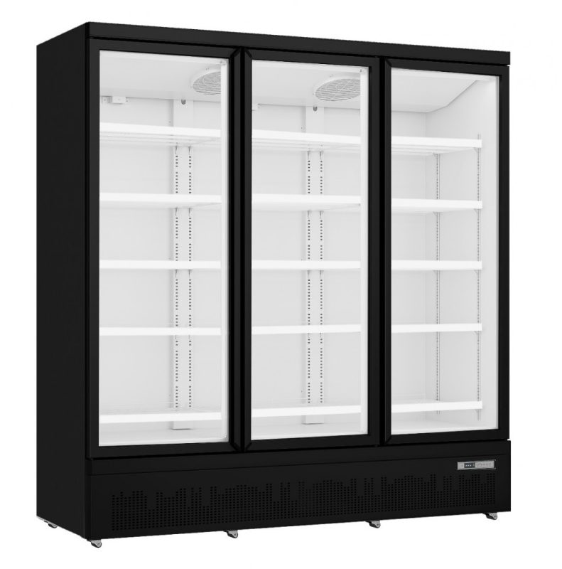 Displaykøleskab med 3 glasdøre - 1664 liter - Energiklasse B - B 188 x D 74 x H 200 cm