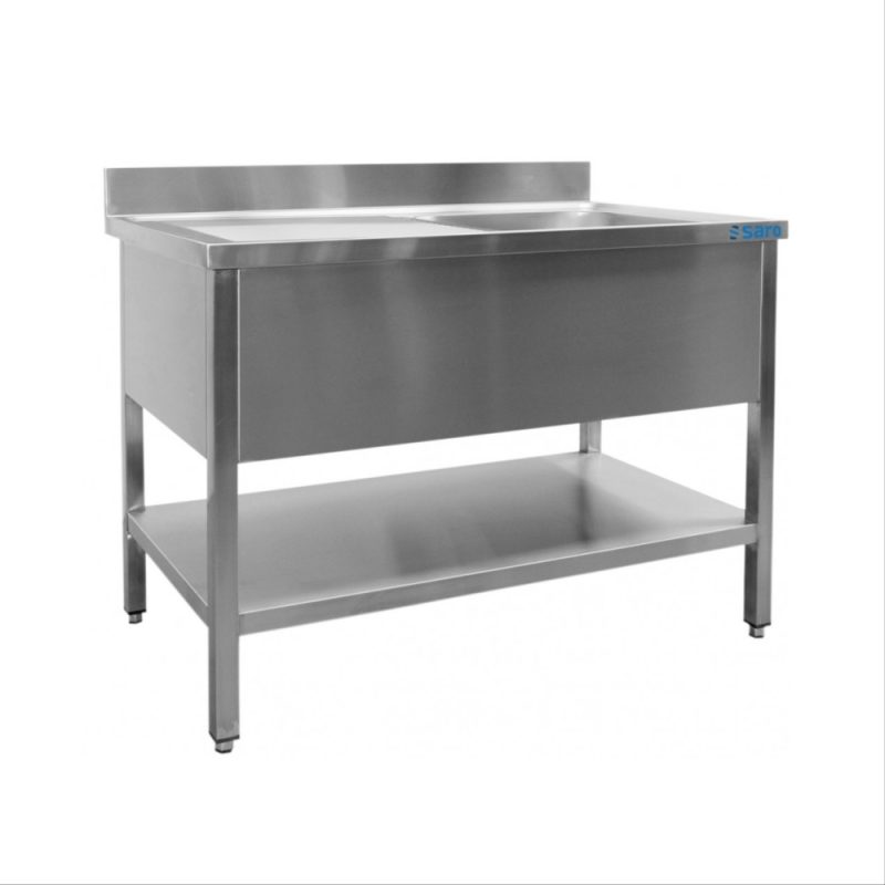 Bord med vask - 1200 x 700 x 850 mm