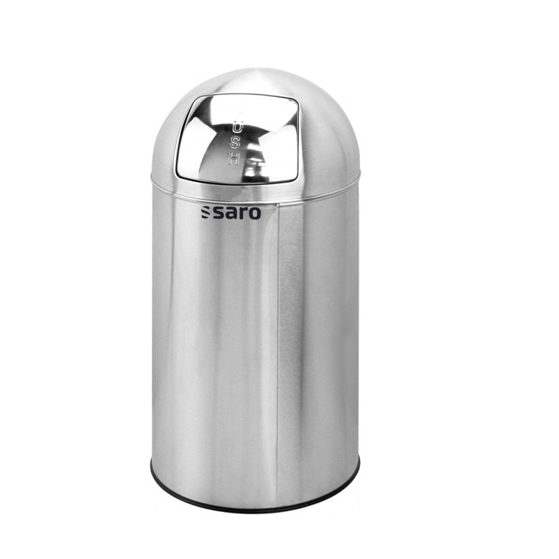 Skubbelåg til papirkurv - 35 liter
