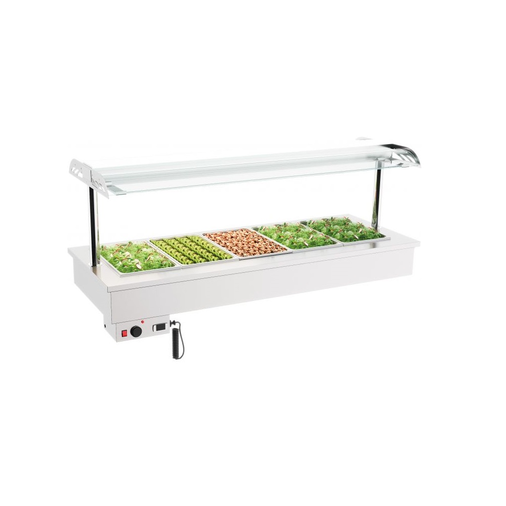 Bain marie - 5X 1/1 GN - Gastro Inventar Bain marie - 5X 1/1 GN
