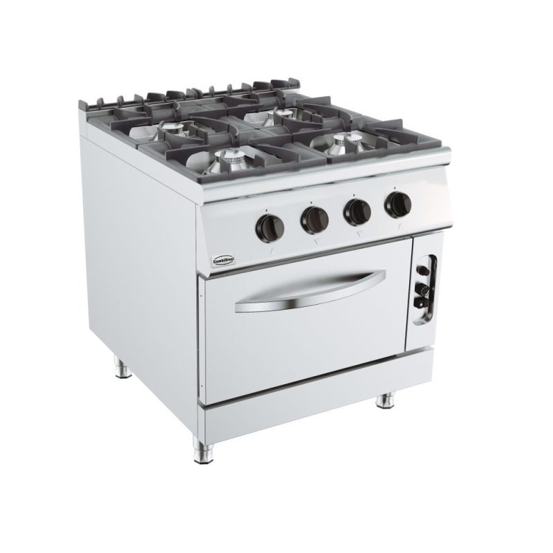 Gas komfur med gasovn - 800x900x900 mm