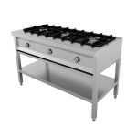 Pandekage komfur til Gas – 3 Blus – 19,5 kW – B1290 x D600 x H800 mm