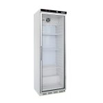 Industrikøleskab med glas dør - aluminium 230 V - Gastro Inventar Industrikøleskab med glas dør - aluminium 230 V
