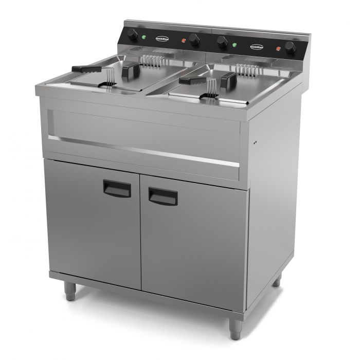 Elektrisk frituregryde - 2 x 12 liter - Gastro Inventar Elektrisk frituregryde - 2 x 12 liter