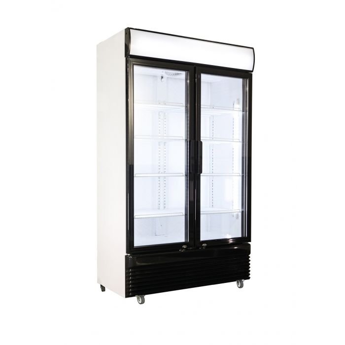 Display køleskab med 2 døre - 780 liter
