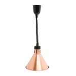 Varmelampe til mad - 230 V rød bronze - Gastro Inventar Varmelampe til mad - 230 V rød bronze