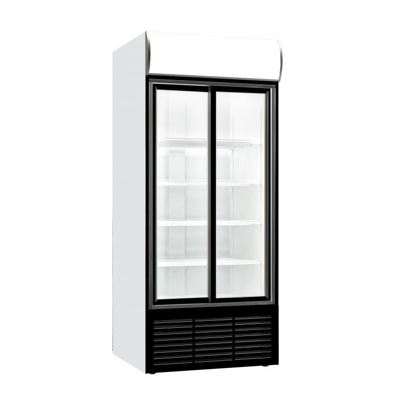 Display køleskab med skydedøre - 852 liter