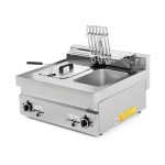 Dobbelt elektrisk frituregryde bordmodel