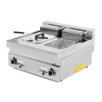 Dobbelt elektrisk frituregryde bordmodel