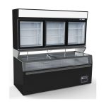 Supermarked Kombinationsfryser 1446 Liter - Frysevæg med 3 Glaslåger - Gastro Inventar Supermarked Kombinationsfryser 1446 Liter - Frysevæg med 3 Glaslåger
