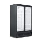 Display køleskab med 2 glas døre - 1000 liter