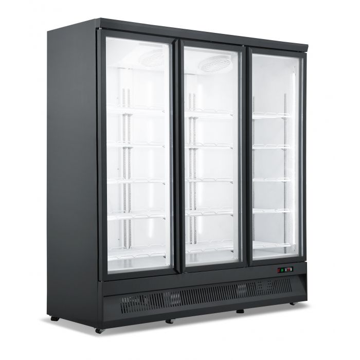 Combisteel display køleskab - sort 0,58 kW