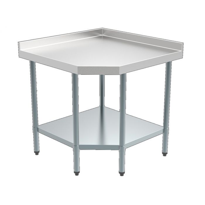 Combisteel hjørnebord - 90x70x85 cm