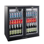 Professionel backbar - flaskekøleskab - 90x52x85 cm