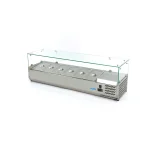 Køleopsats GN 1/3 x 6 – Rustfrit Stål – B1400 x D395 x H435 mm – Maxima