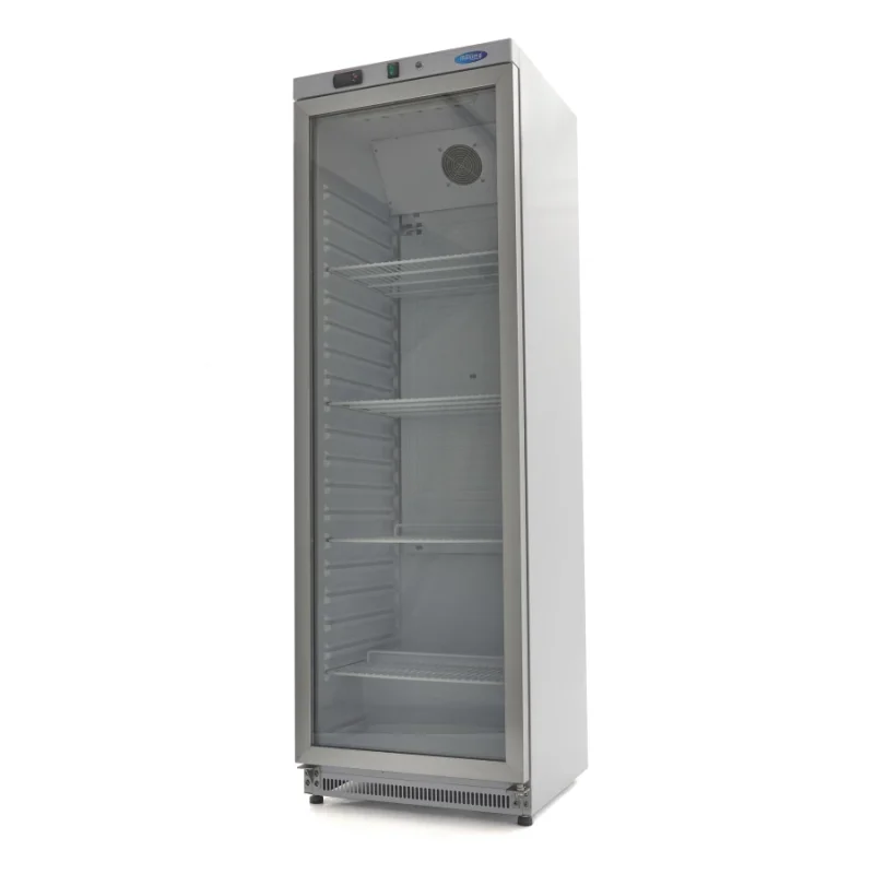 Display Køleskab med glasdør - hvid - 400 liter