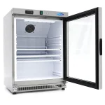 Display Køleskab med glasdør | rustfrit stål - 200L - Gastro Inventar Display Køleskab med glasdør | rustfrit stål - 200L