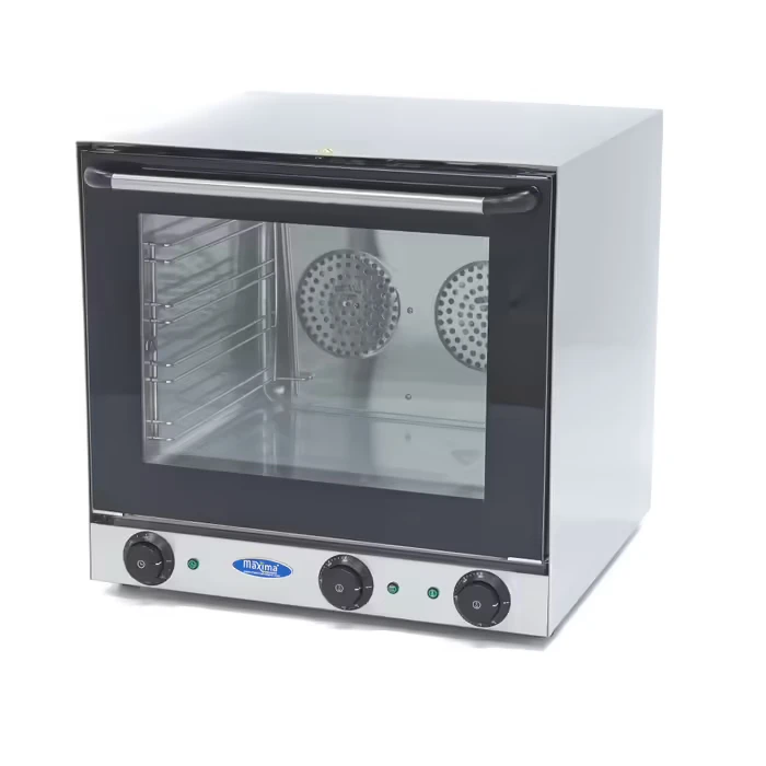 Varmluftsovn med Grill - 4 Riste, Timer, Op Til 300°C - 230 V