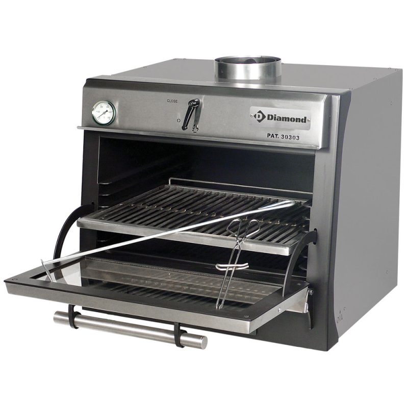 Professionelt kullgril ovn - BBQ - 155 kg