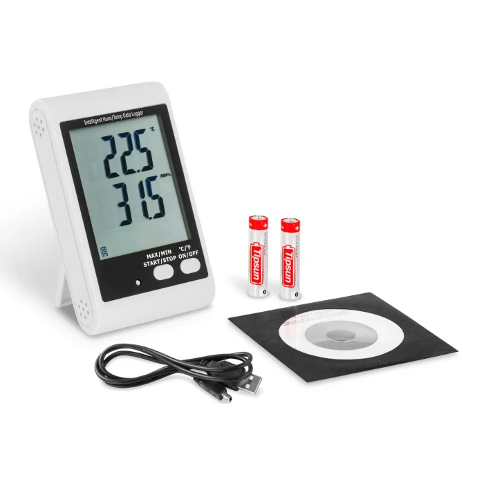 Datalogger temperatur og fugtighed - LCD - display