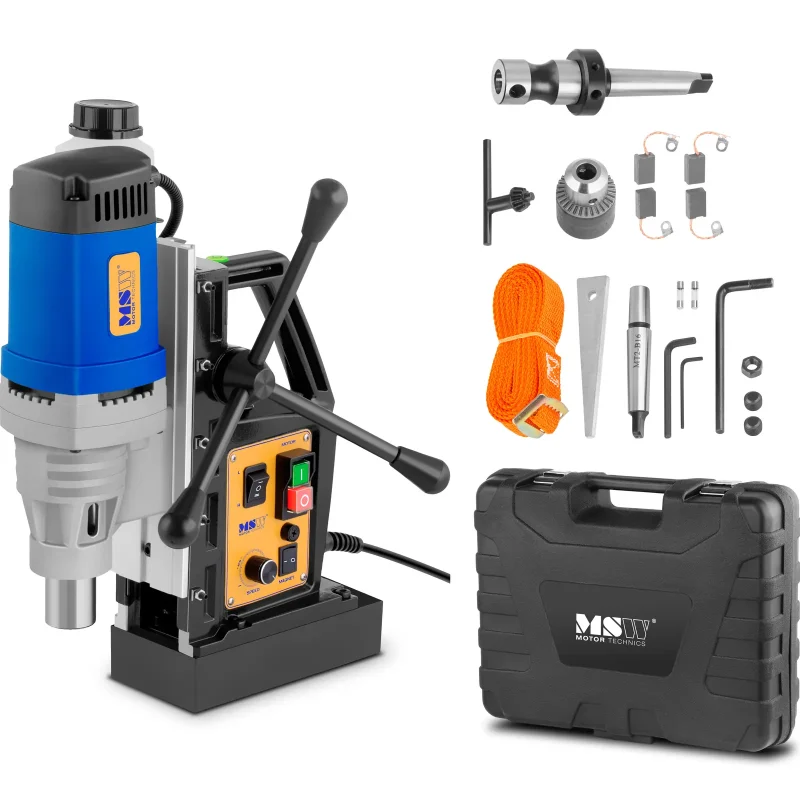 Magnetboremaskine - 1.680 watt - 370 omdr./min. - Weldon-skaft 19 mm
