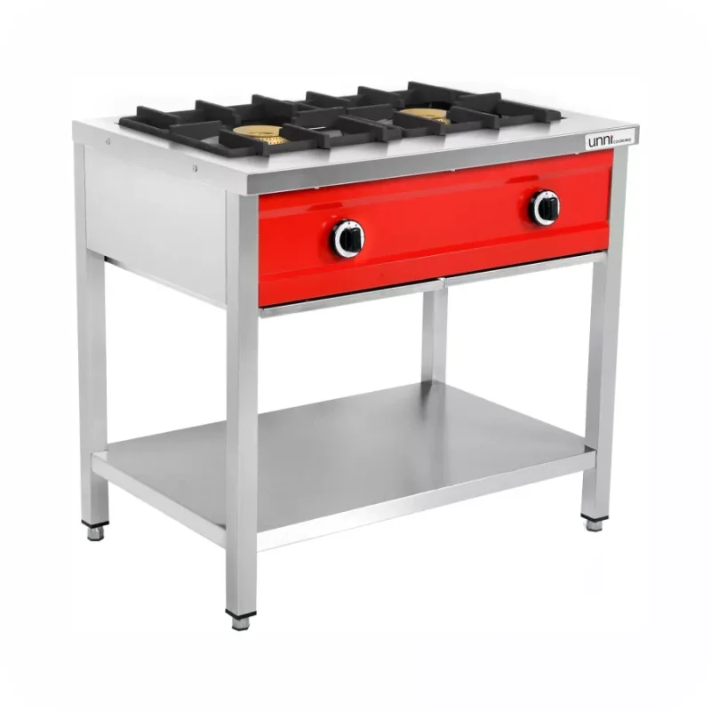 Professionelt Pandekage Gasblus 2x 8 kW