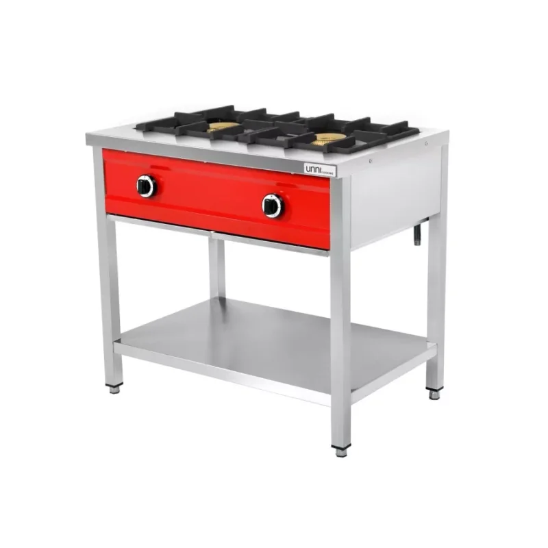 Professionelt Pandekage Gasblus 2x 8 kW