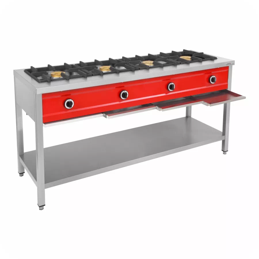 Storkøkken Pandekage Gasblus 4x 8 kW - Gastro Inventar Storkøkken Pandekage Gasblus 4x 8 kW